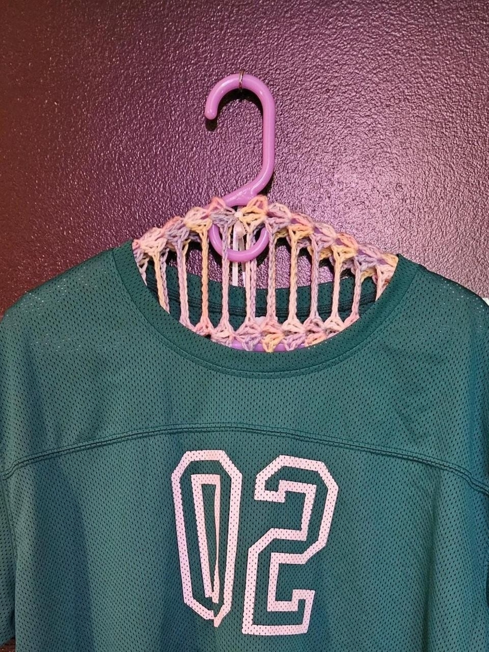 Womens' Athletic Mesh Jersey in Teal with White Numbering